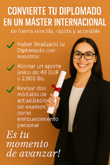 informando convalidacion diplomado por master